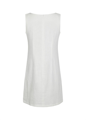 Bruna ramie kjole Offwhite Neo Noir